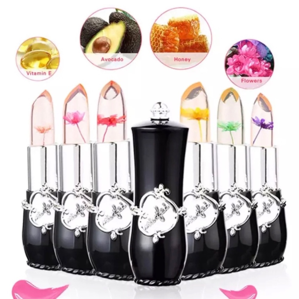 Moisturizing Flower Jelly Lipstick. Pick color.